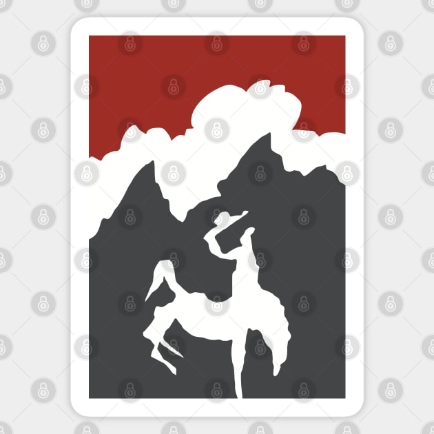 JACKSON HOLE MOUNTAIN RESORT MINIMALIST Sticker by itsMePopoi